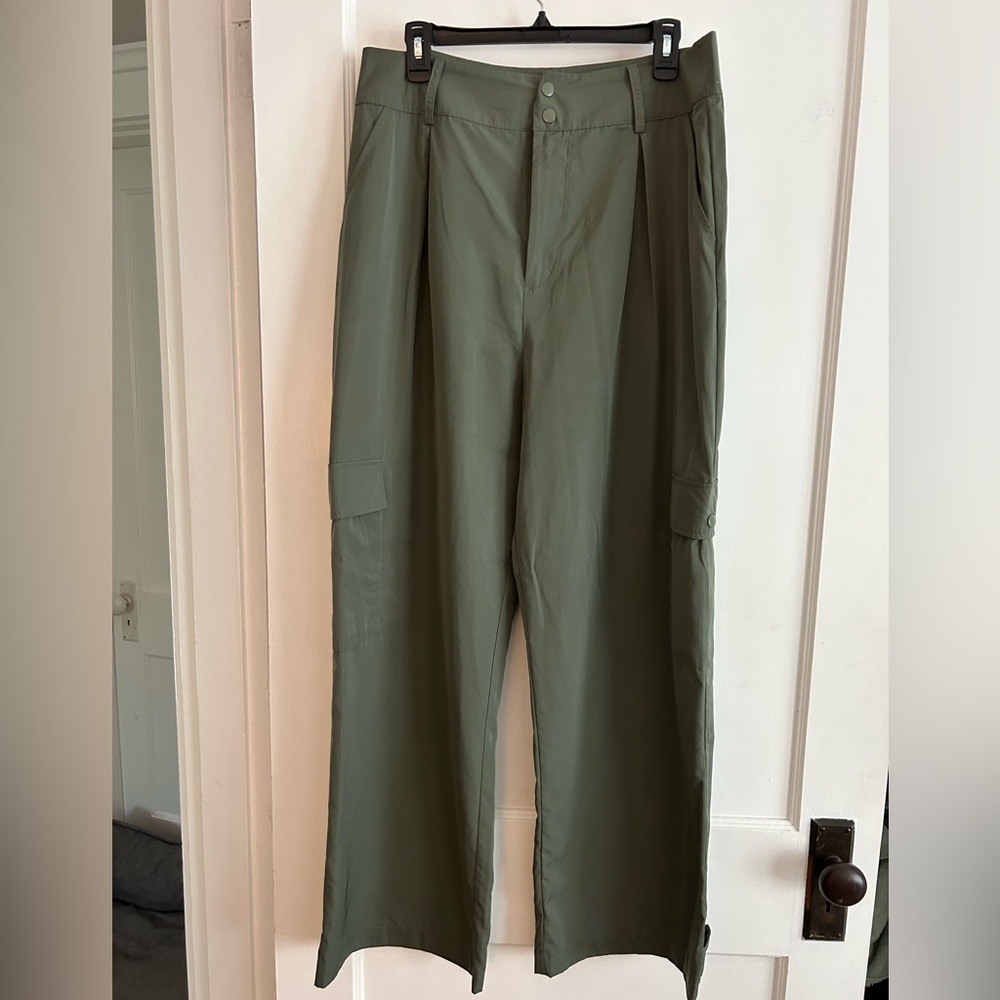 Olive Green Cargo Pants for Wome